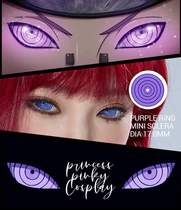 Rinnegan Cosplay contacts from NRT anime series