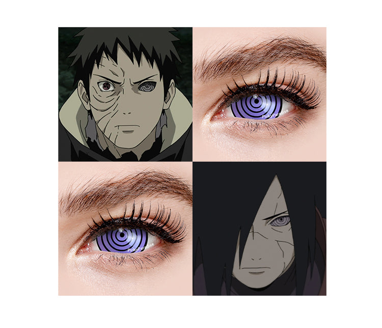 NRT shippuden obito and mandara Uchida rinnegan cosplay contact lenses