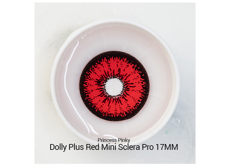 mini sclera red out