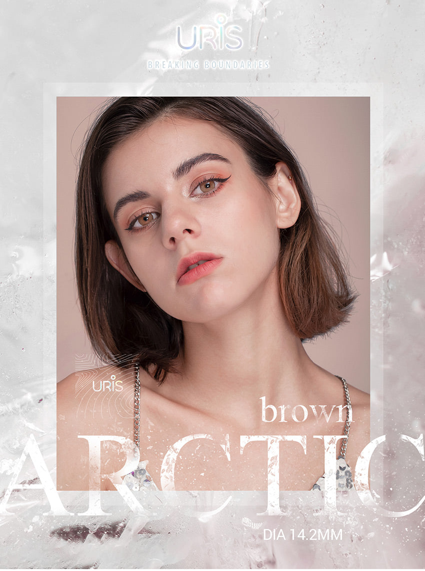 Pinkyparadise Uris Arctic Brown natural brown colored contact lenses