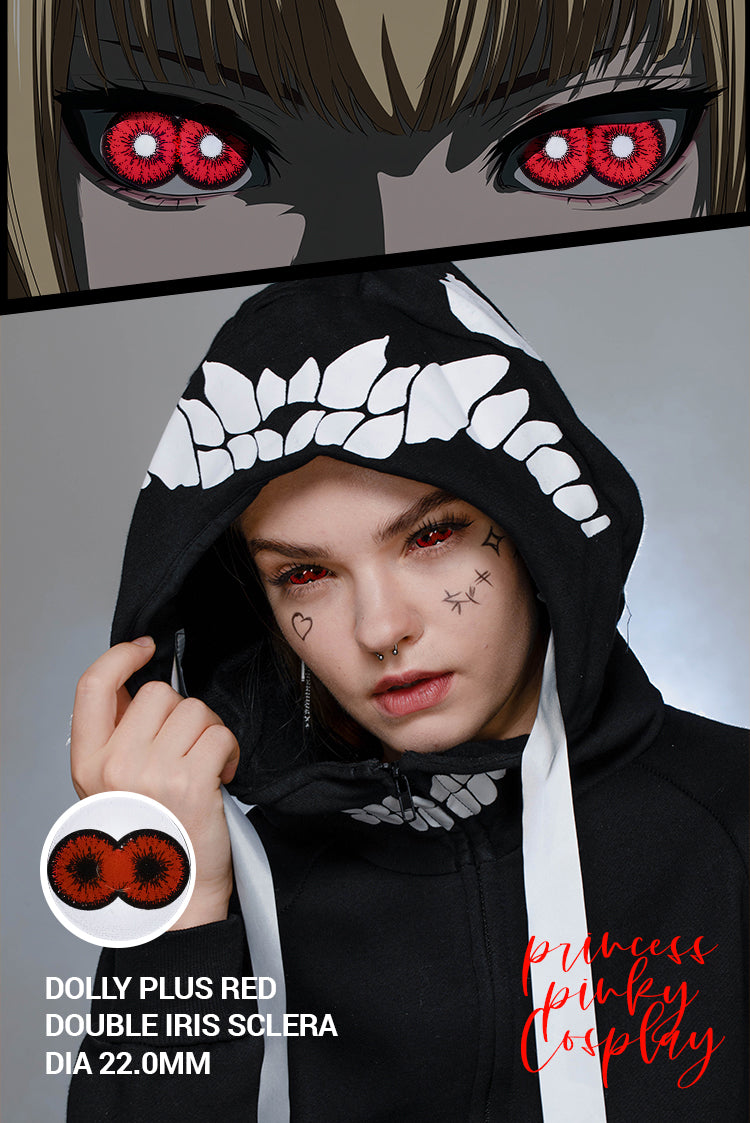 double iris effect contact lenses