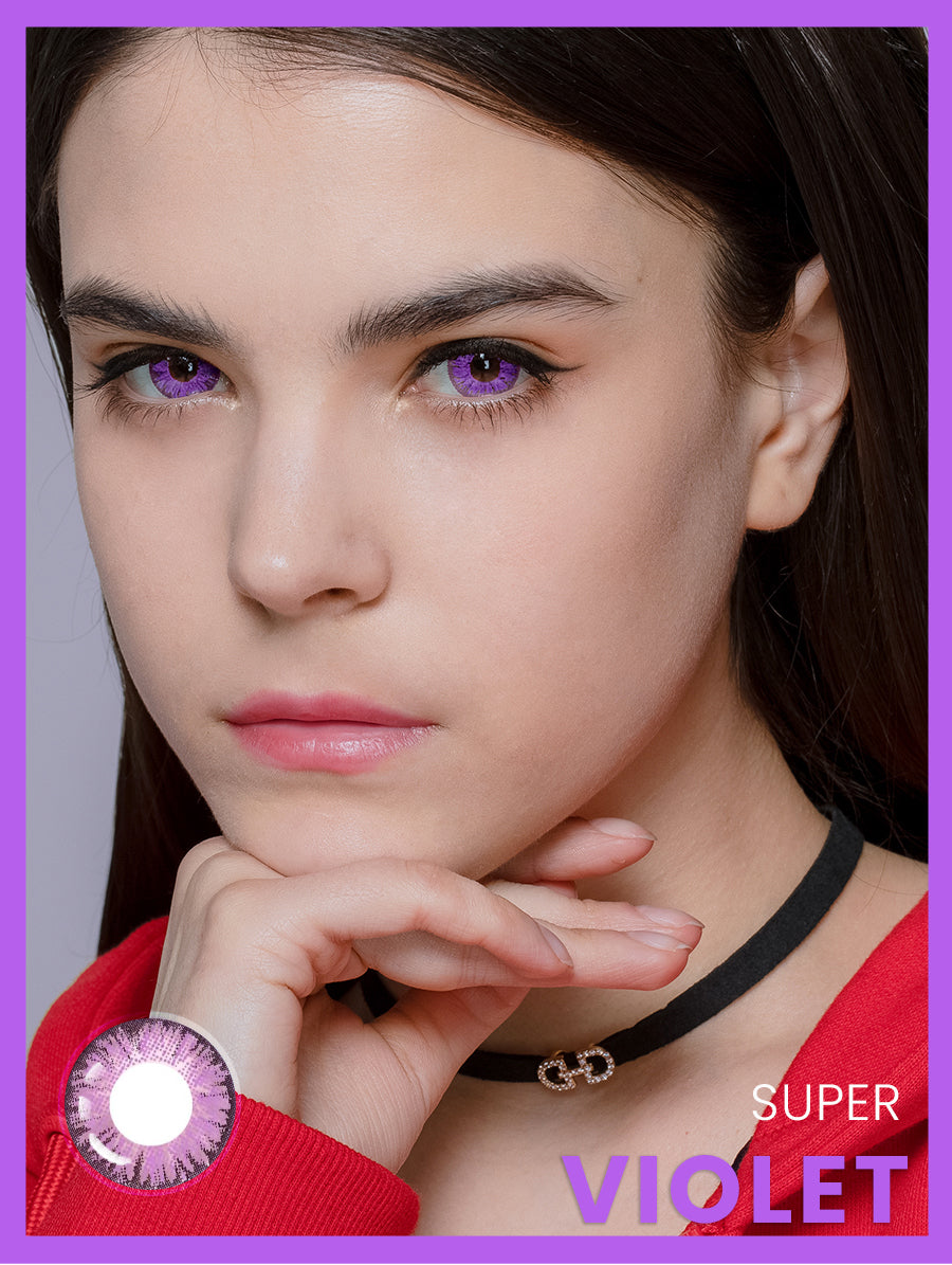 Super Series Violetcolored contact