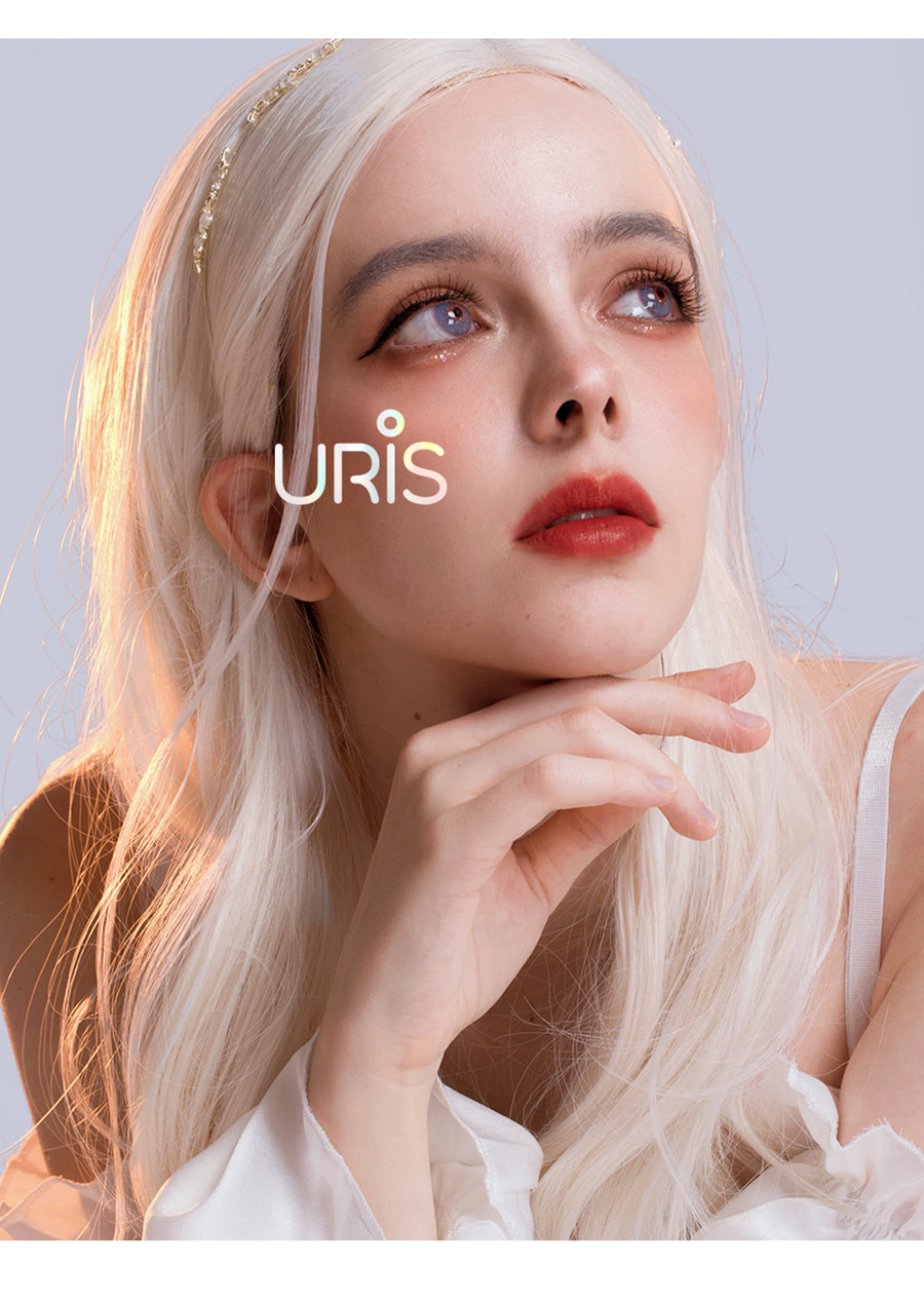 The most pigmented yet natural purple galaxy colored contacts