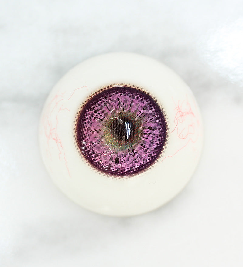 Preview of Uris Teapresso Taro Boba Colored Contacts on light eyes(after)