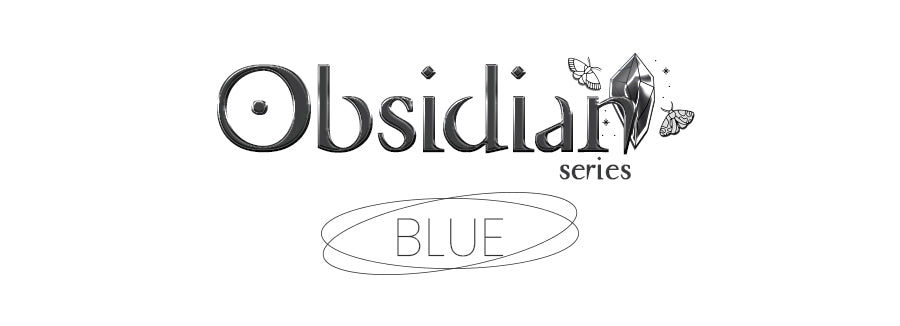 princess pinky obsidian blue anime cosplay lenses with white crescent design
