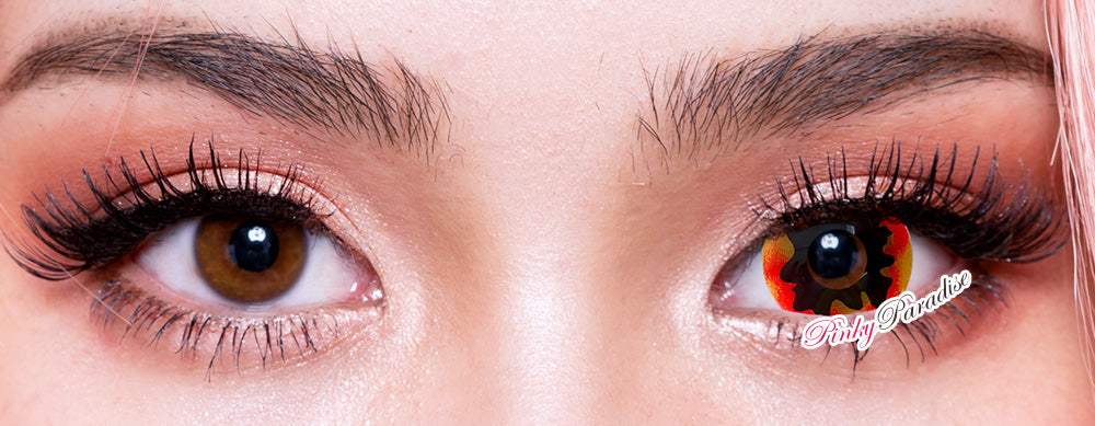17mm Lava Burst inspired mini sclera Contact Lenses