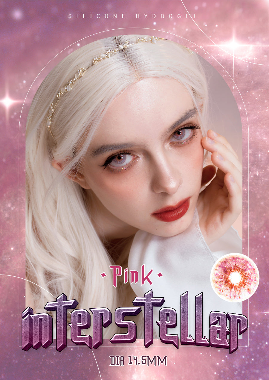 The most natural purple galaxy colored contacts