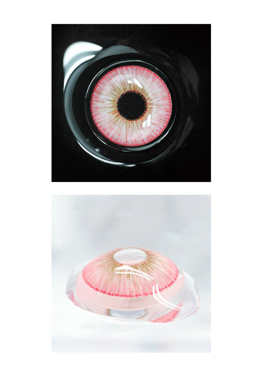 The most vivid icy pink contacts for game cosplay