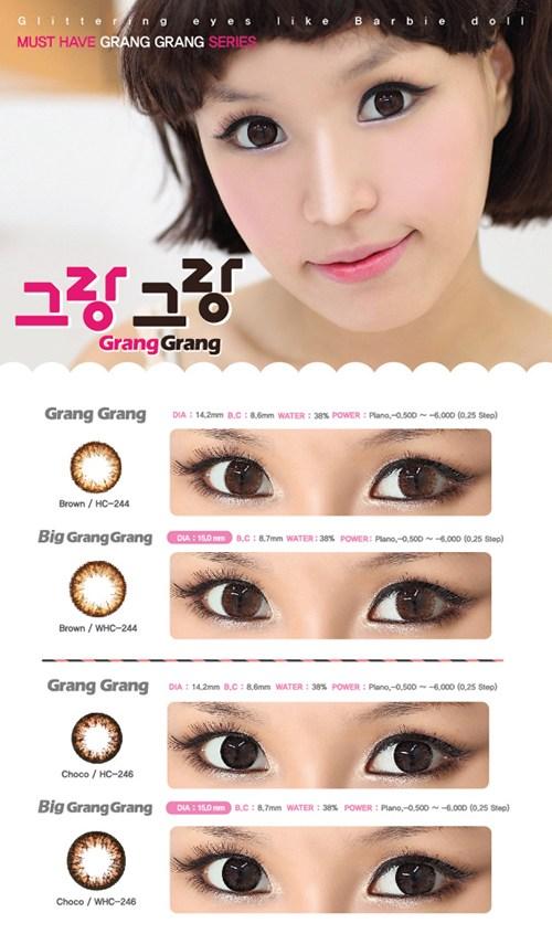 geo grang grang series circle lenses (colored contacts)