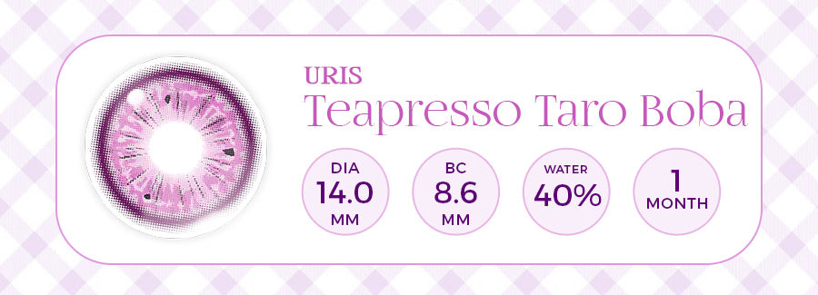 Uris Teapresso Taro Boba Lenses