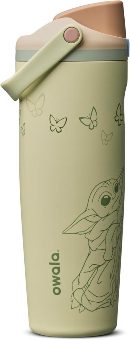 Owala Spiderman FreeSip Sway Insulated Stainless Steel Water Bottle with Two-Way Spout, Built-In Straw and Bucket Handle, School, and Sports, 30oz, BPA Free, Leak Proof, Swing of Things