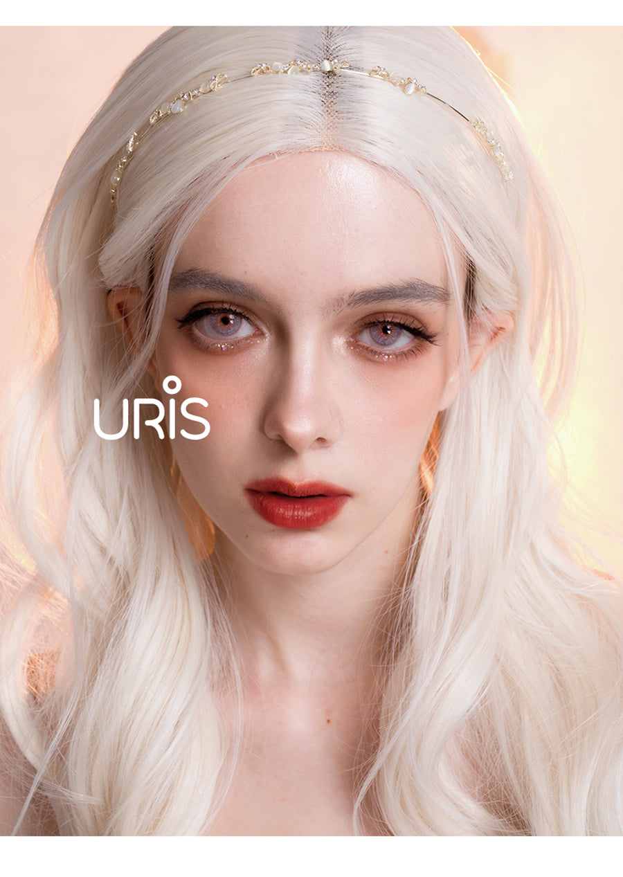 The most pigmented yet natural purple galaxy colored contacts