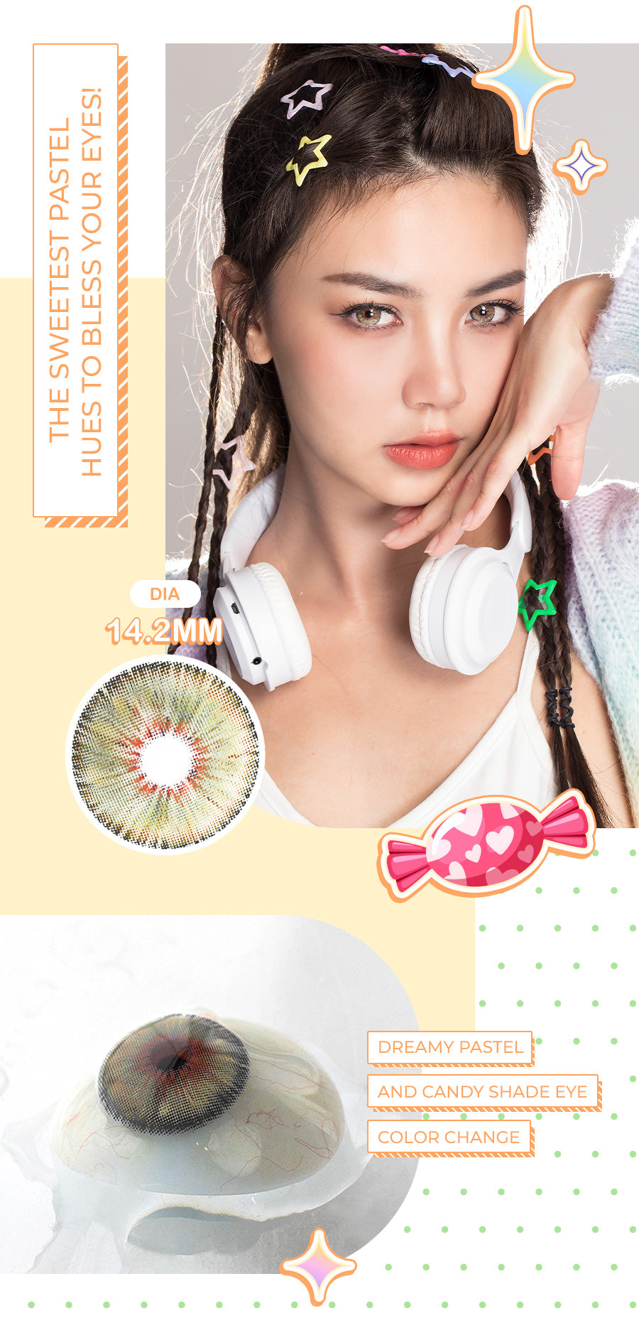 Princess Pinky Candycore Olive Brown