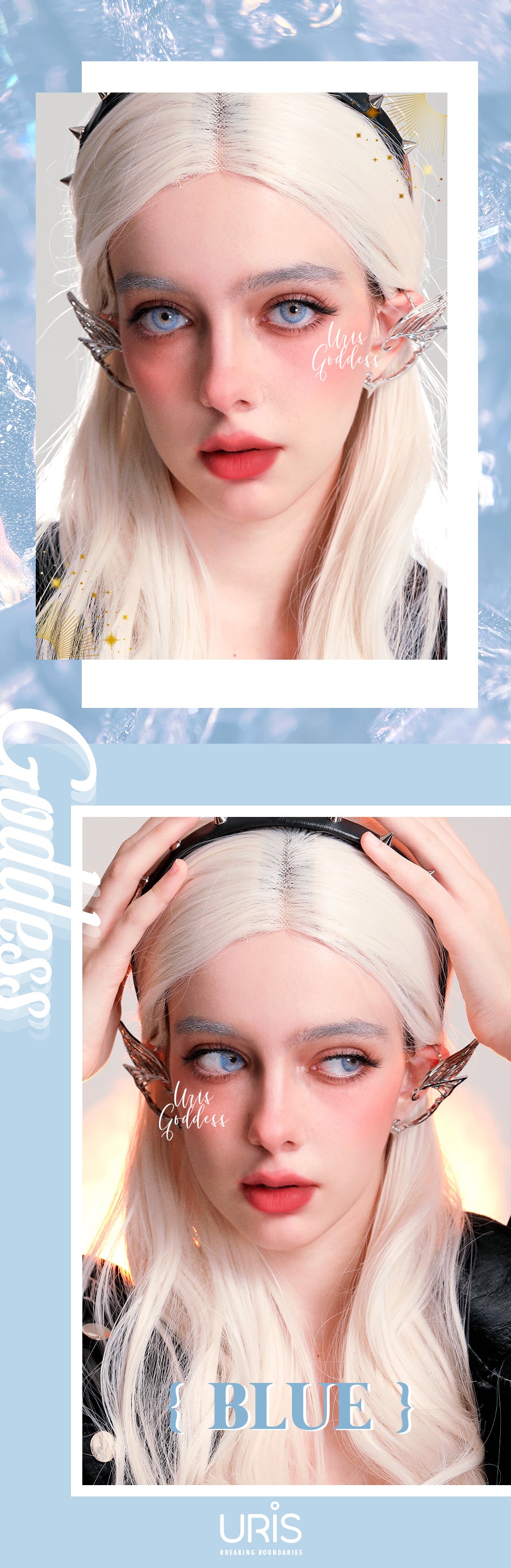 most natural looking blue colored contacts