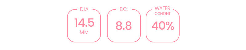 Princess Pinky Mojo pink Colored Contact Lens Information