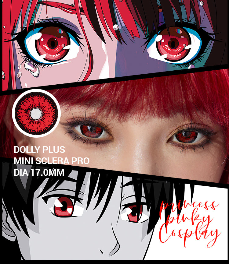 mini sclera red out