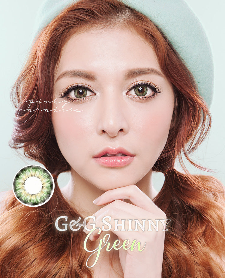 G&G Shinny Green Circle Lenses (Colored Contacts)