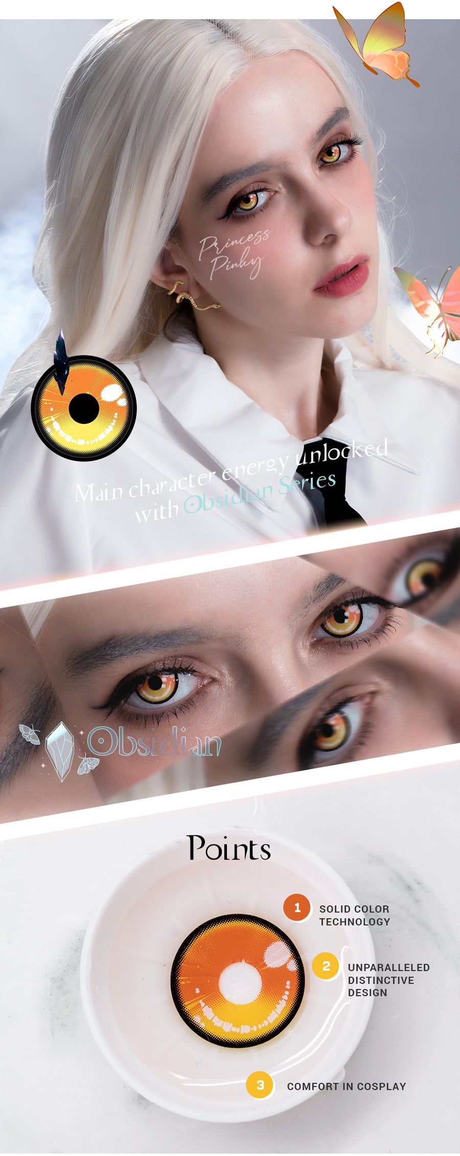 best yellow colored contact lenses for anime cosplay