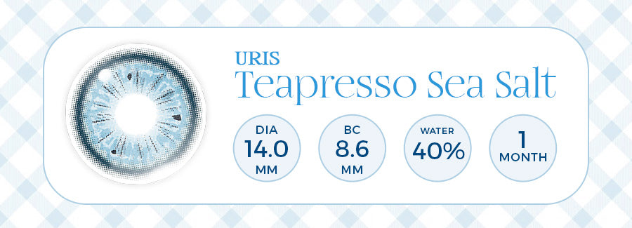 Uris Teapresso Sea Salt Blue Lenses