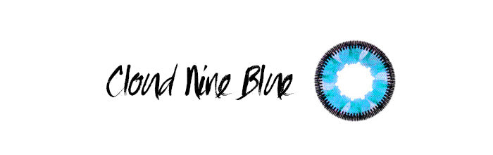 Vassen Cloud Nine Blue Circle Lenses (Colored Contacts)