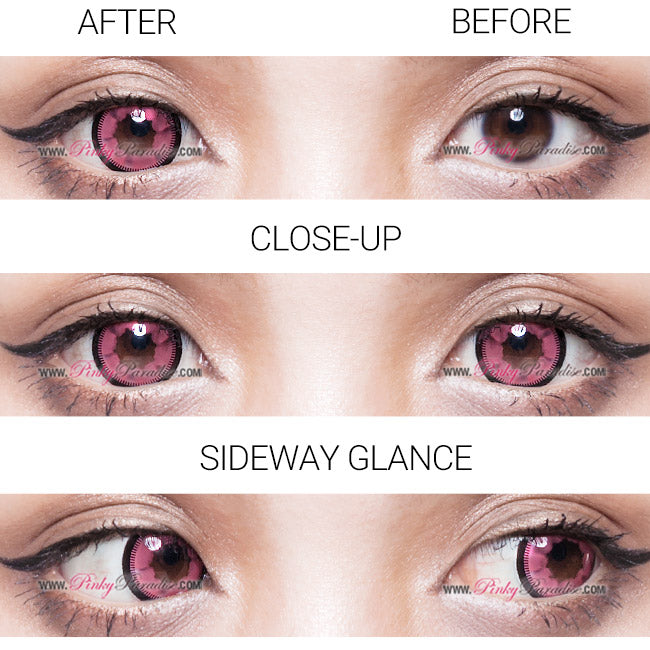 Vassen Cloud Nine Pink Circle Lenses (Colored Contacts)