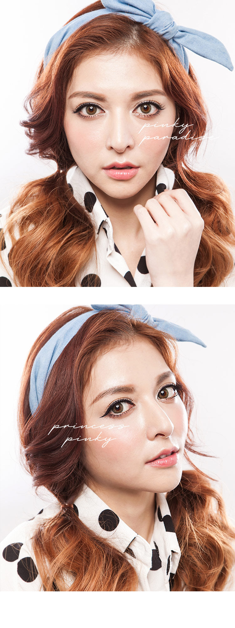 Geo tri color green circle lenses (colored contacts)