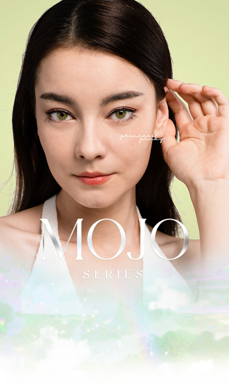 Princess Pinky Mojo green Colored Contact Lenses