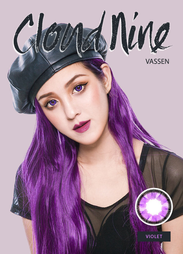 Vassen Cloud Nine Violet Circle Lenses (Colored Contacts)
