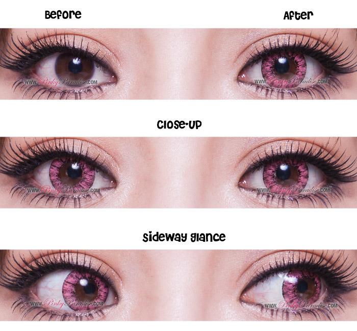 vassen pretty crystal pink beforeafter