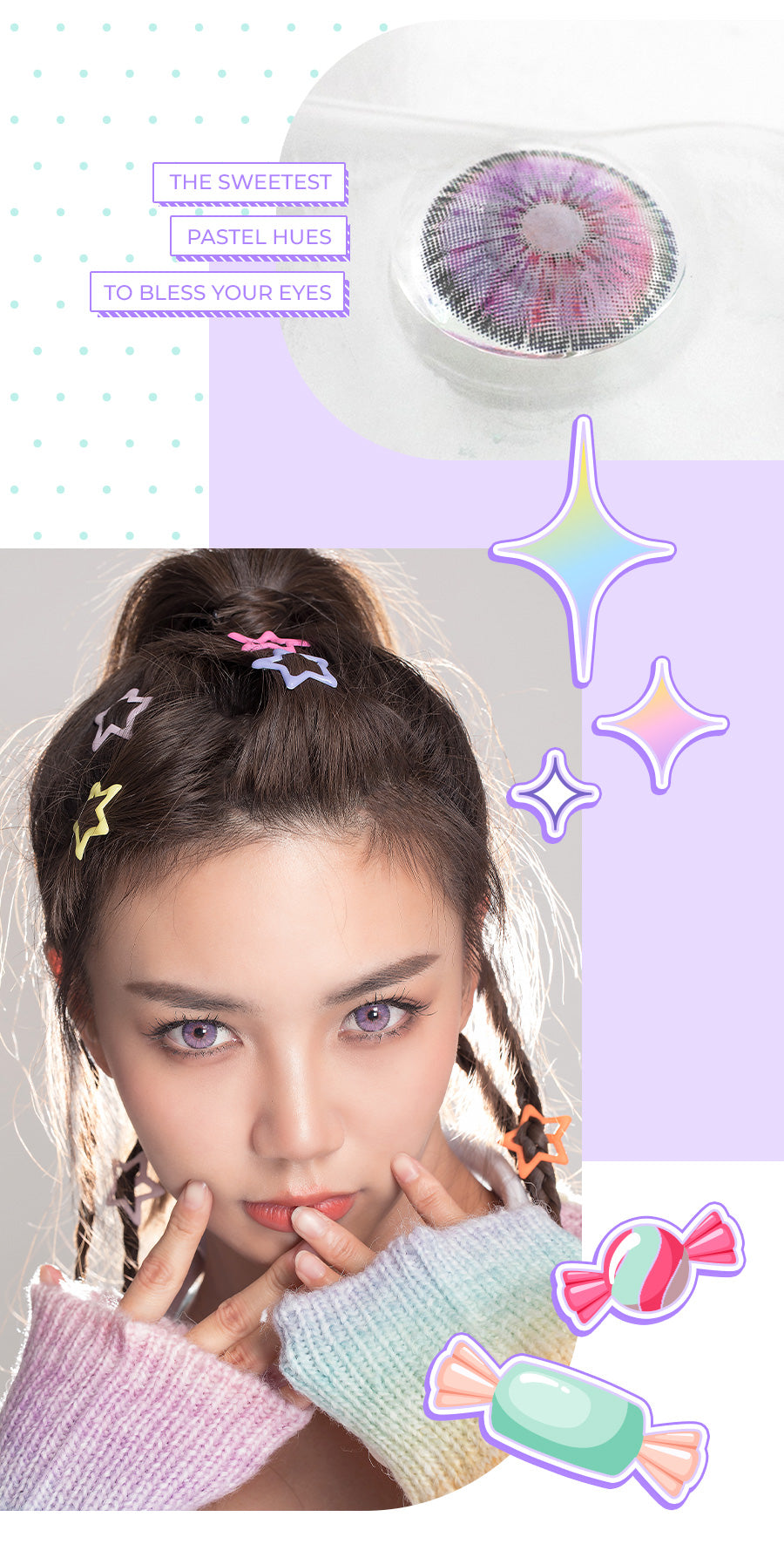 Princess Pinky Candycore Lilac Blush