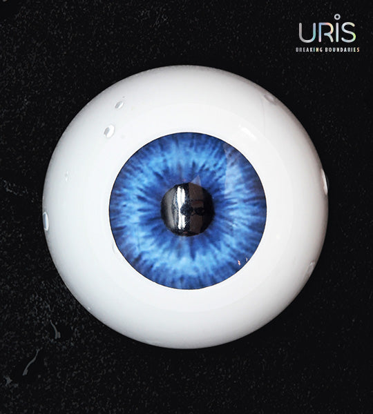 Preview of Uris Polaris Green Colored Contacts on light eyes