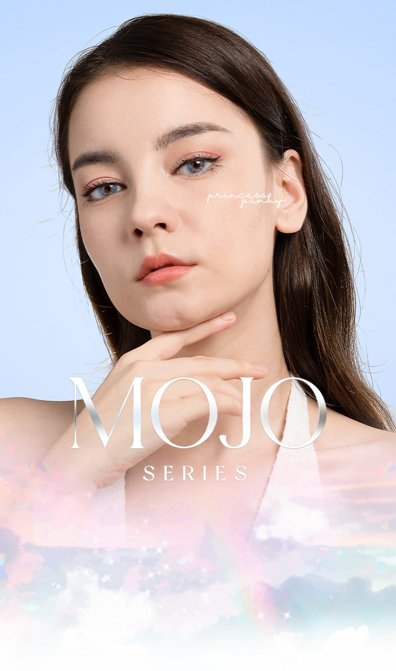 Princess Pinky Mojo Blue Colored Contact Lenses