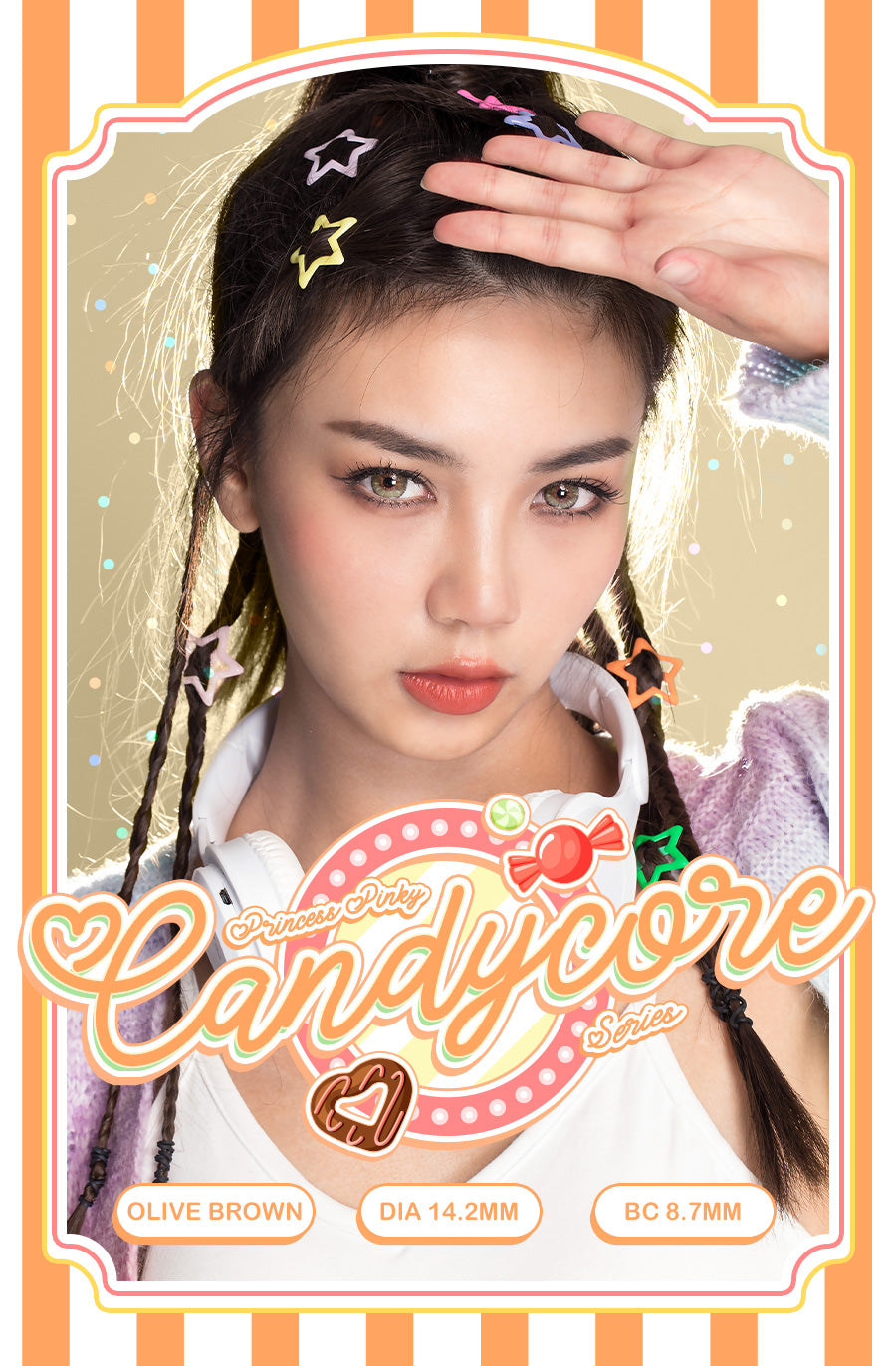 Princess Pinky Candycore Olive Brown
