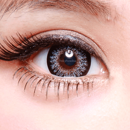 Princess Mimi Sesame Grey in asian eye close up