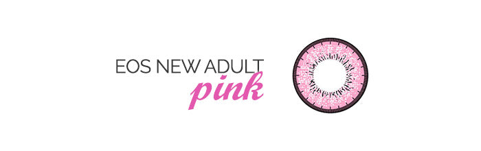 EOS New Adult Pink Circle Lenses (Colored Contacts)