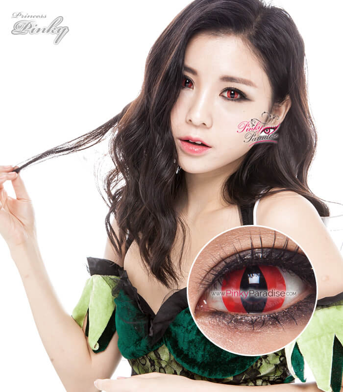 Cosplay Red Cat Contacts
