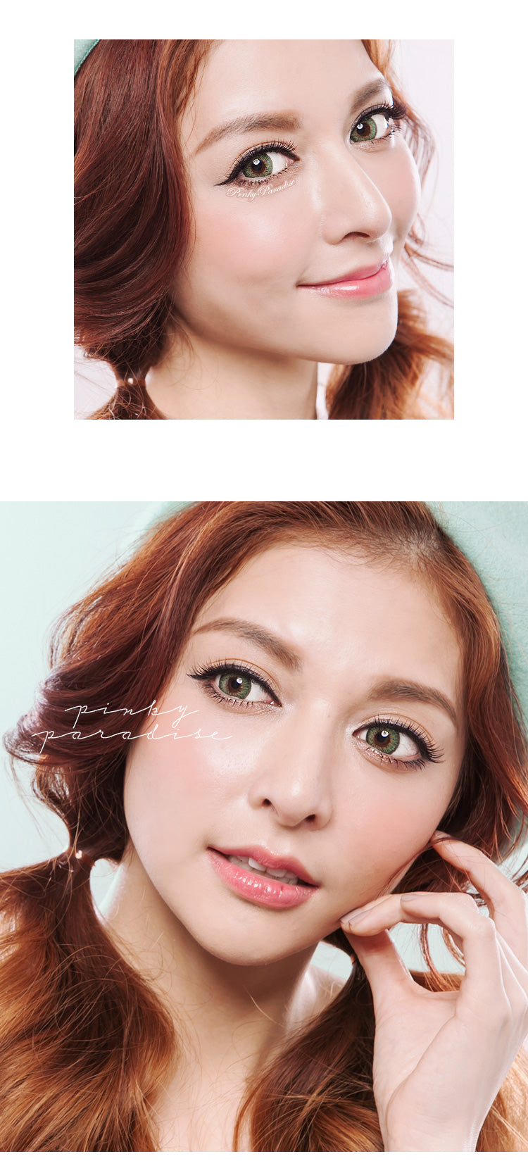 G&G Shinny Green Circle Lenses 2