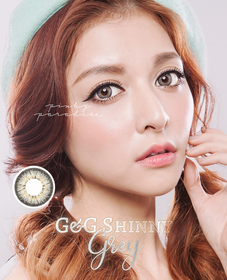 G&G Shinny Grey Circle Lenses (Colored Contacts)