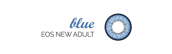 EOS New Adult Blue Circle Lenses (Colored Contacts)
