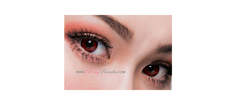Venus Eye Bright Red Circle Lenses (Colored Contacts)