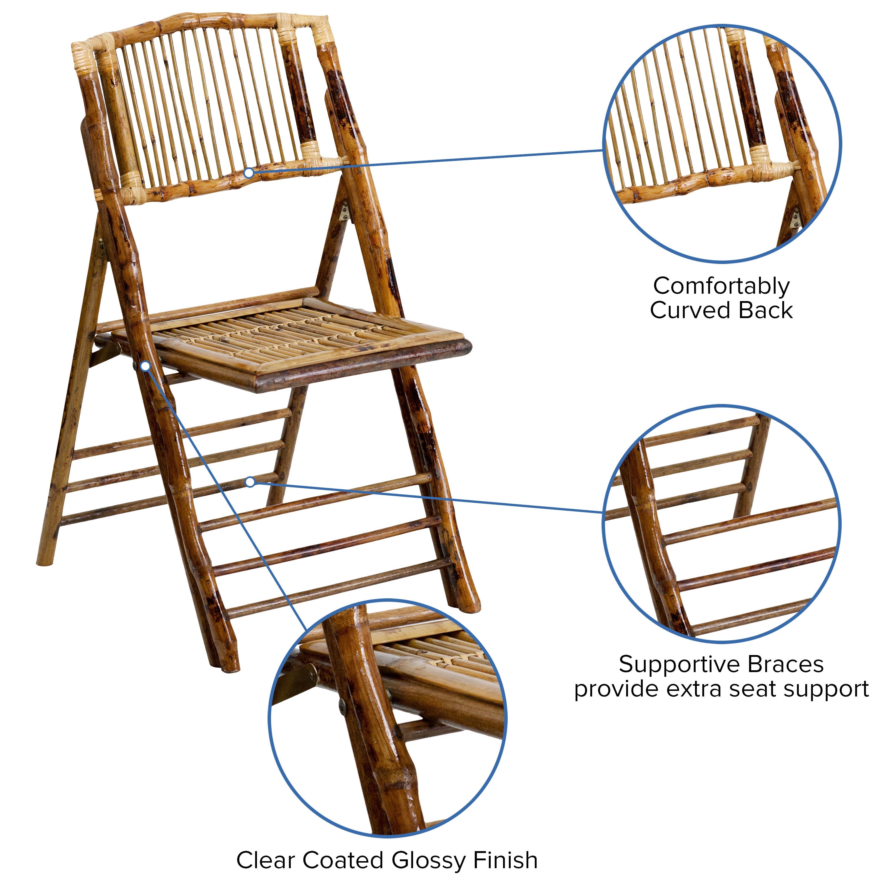 Bamboo Folding Chair