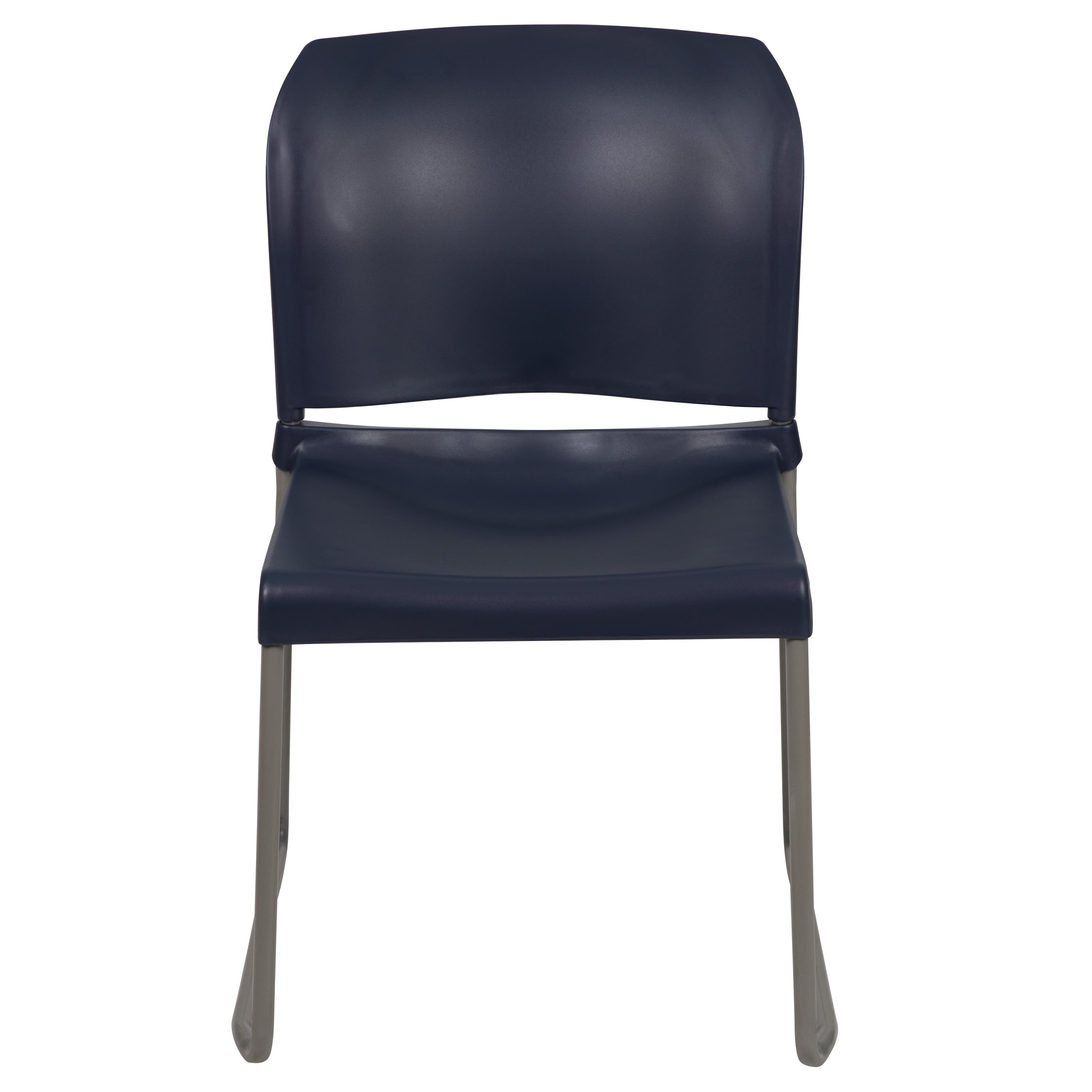Contoured Stack Chair with Sled Base, 880 lb Capacity