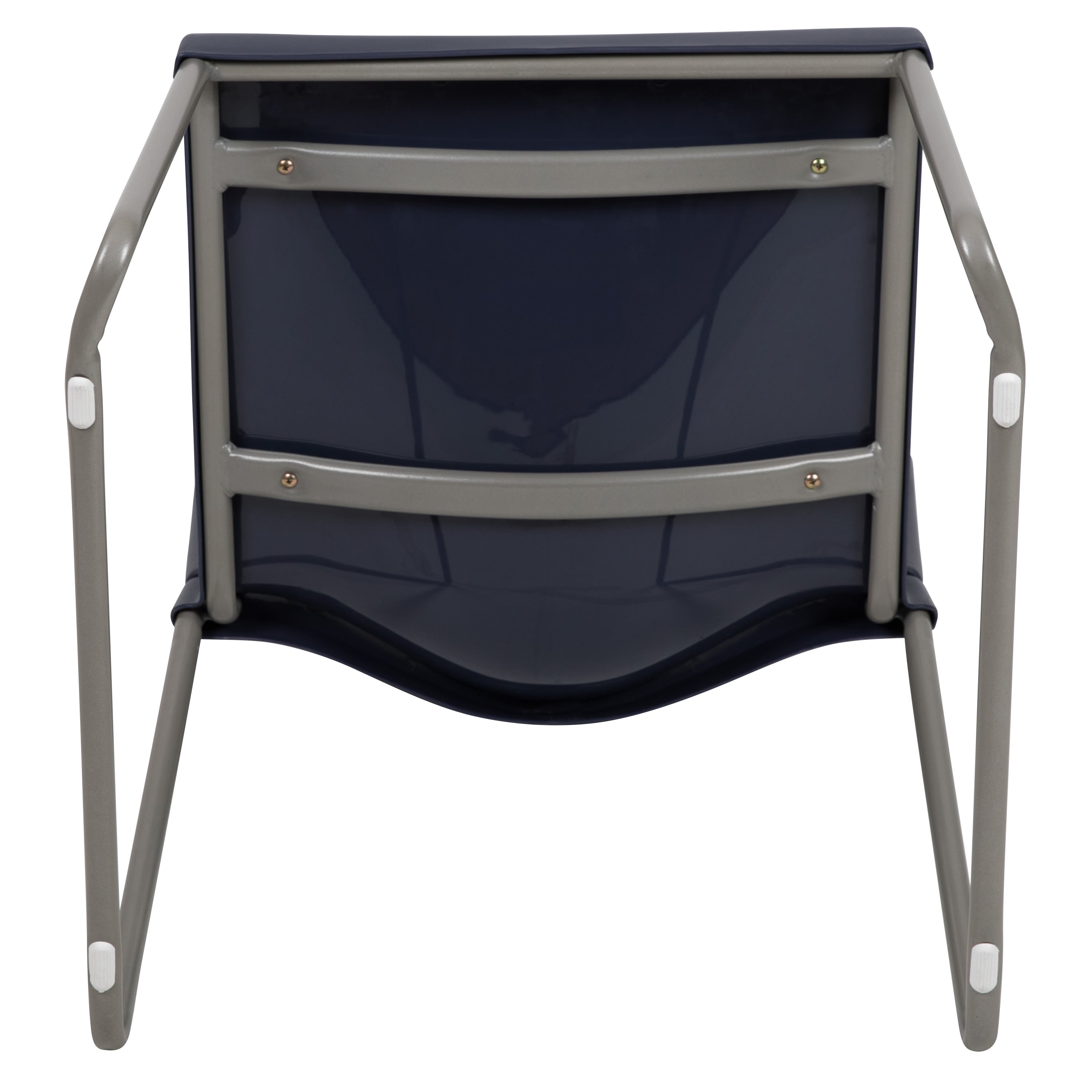 Contoured Stack Chair with Sled Base, 880 lb Capacity