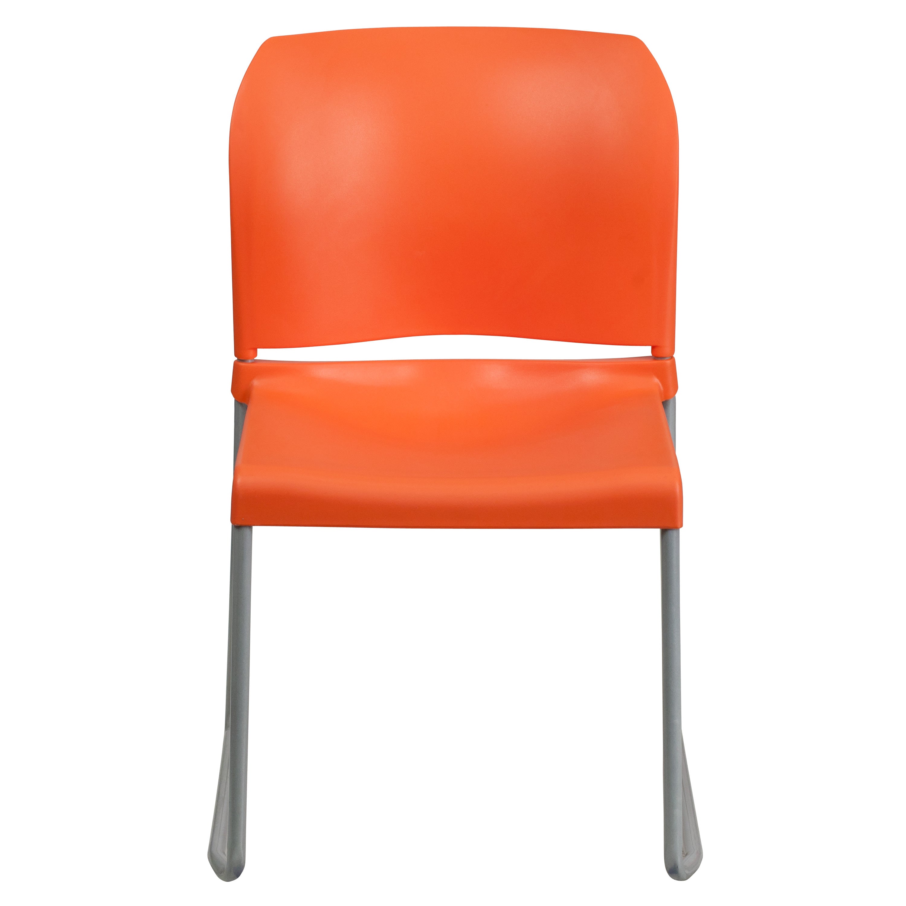 Contoured Stack Chair with Sled Base, 880 lb Capacity