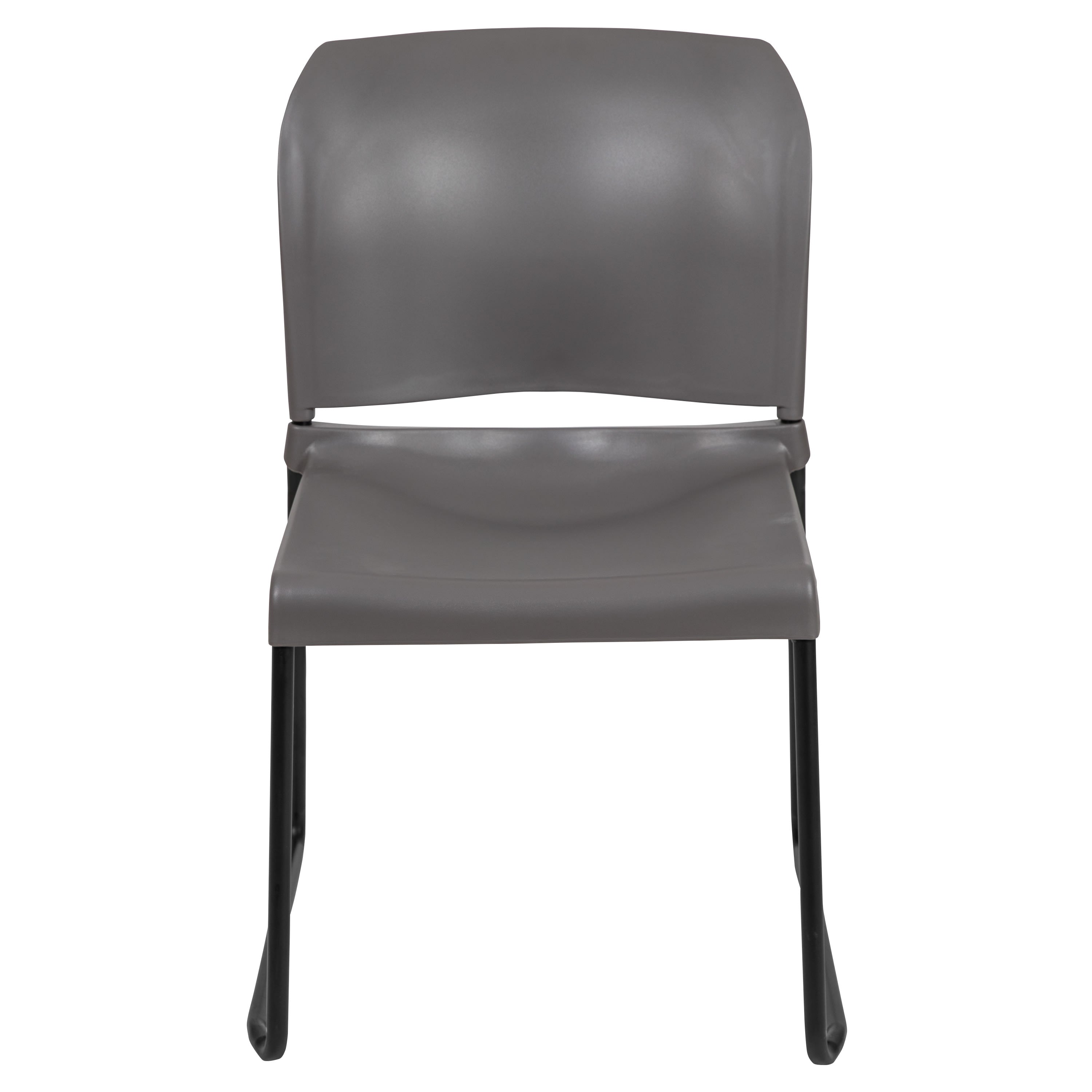 Contoured Stack Chair with Sled Base, 880 lb Capacity