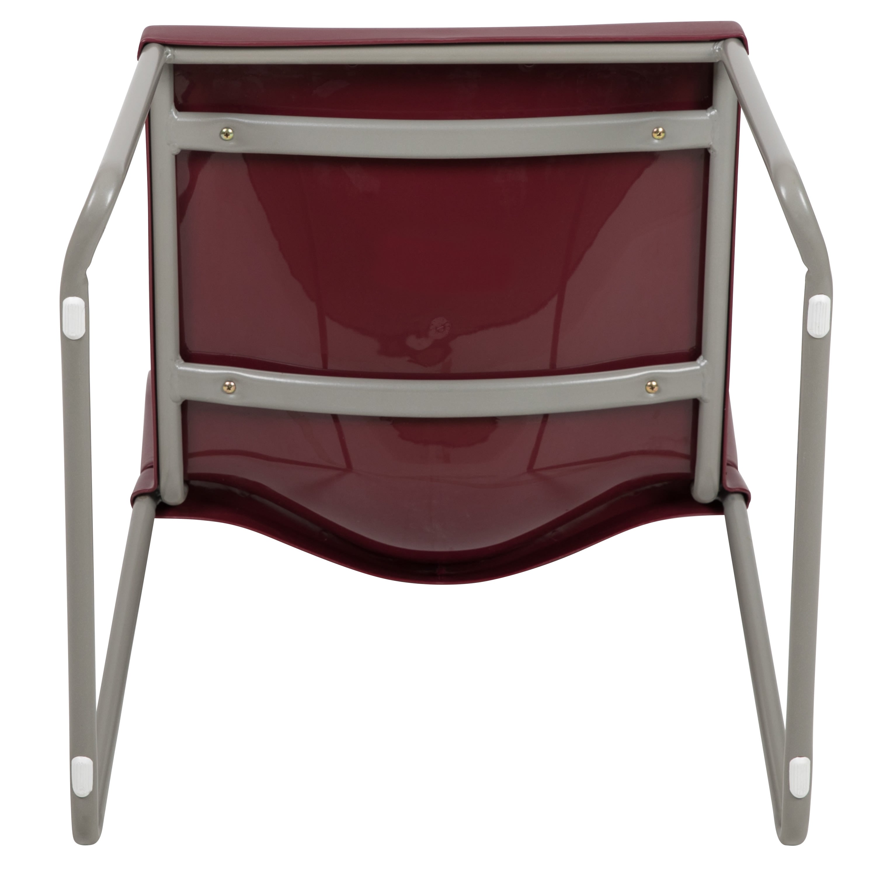 Contoured Stack Chair with Sled Base, 880 lb Capacity