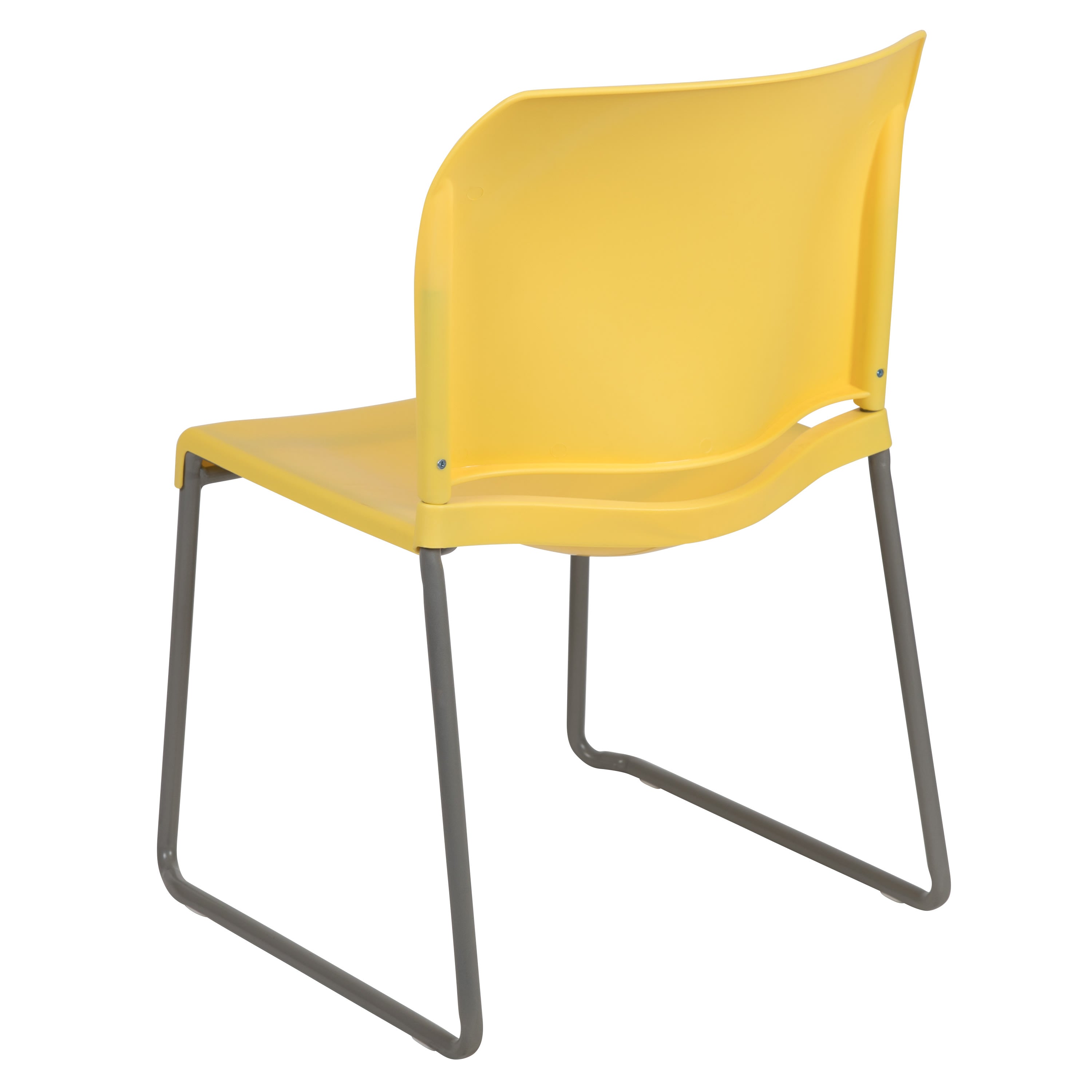 Contoured Stack Chair with Sled Base, 880 lb Capacity