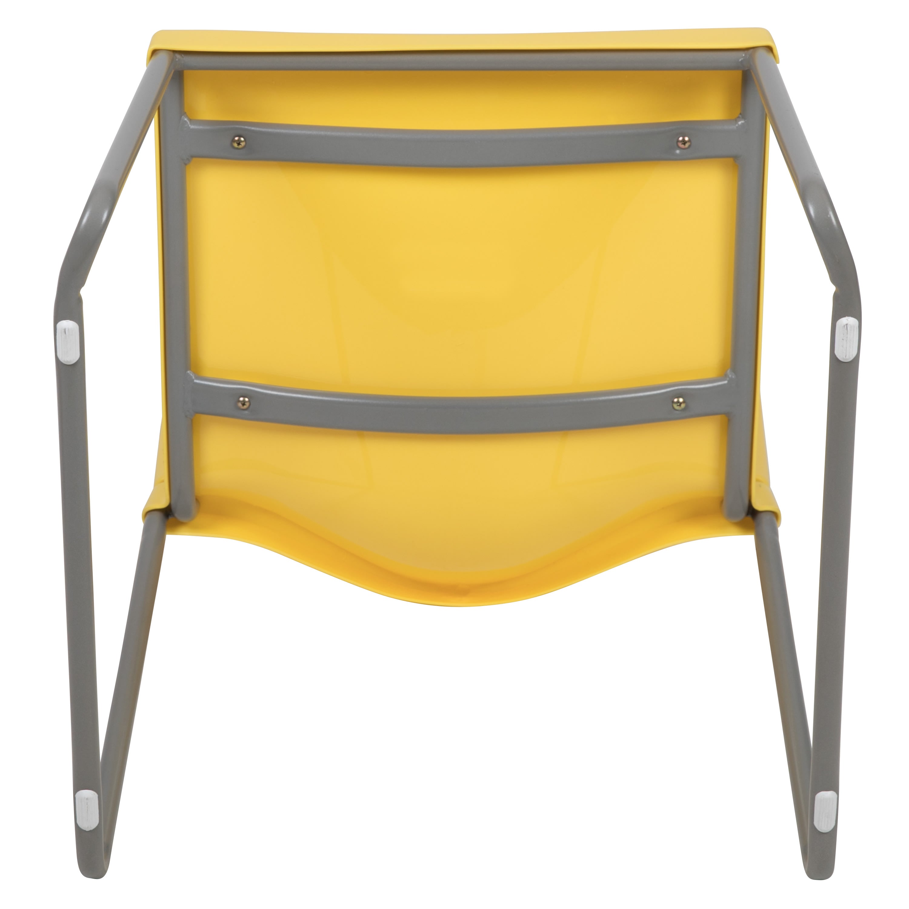 Contoured Stack Chair with Sled Base, 880 lb Capacity