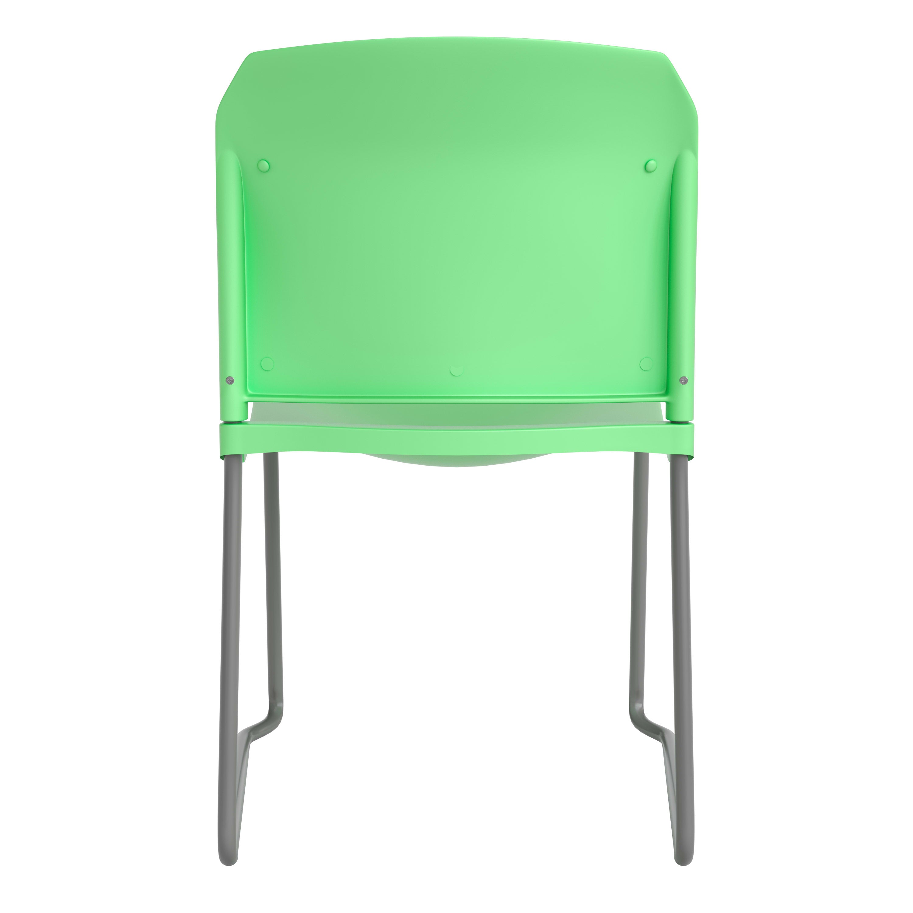 Contoured Stack Chair with Sled Base, 880 lb Capacity