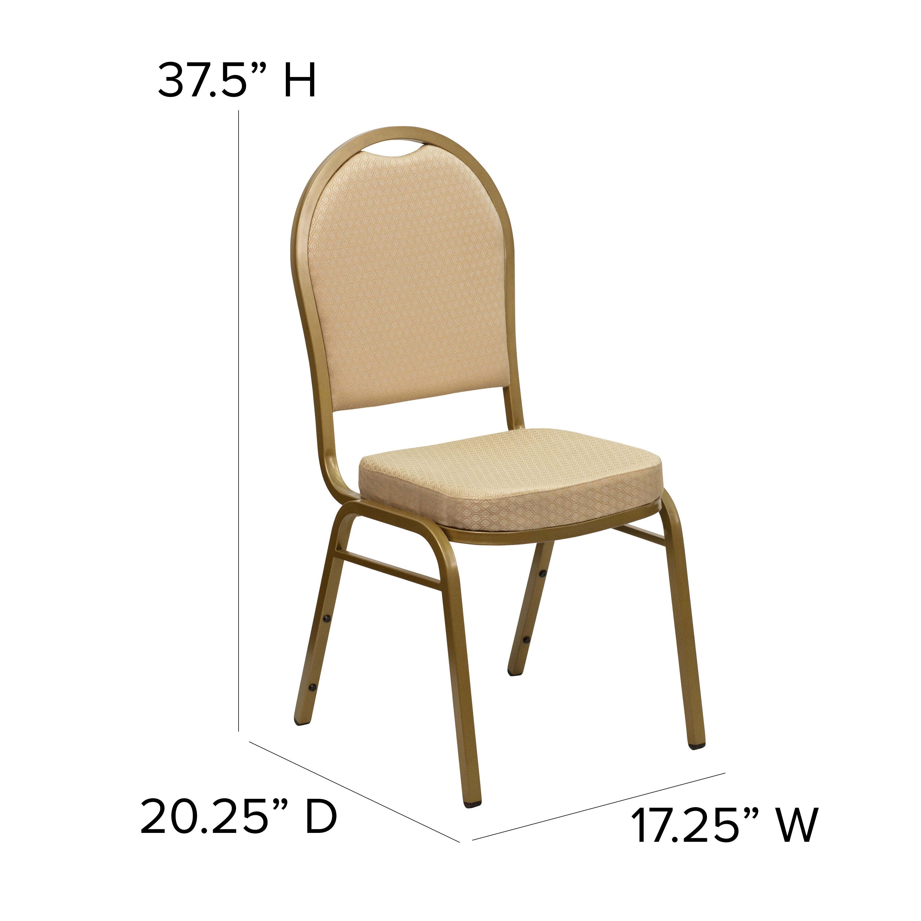 Dome Back Stacking Banquet Chair
